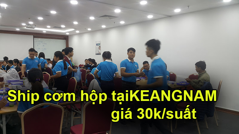 Giao cơm hộp tại KeangNam, nhận ship cơm văn phòng giá 30k tại KeangNam